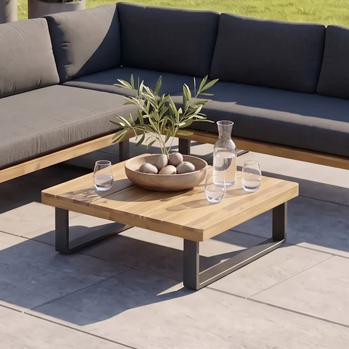 Digital Illustration Of The Table From The Noto Lounge Set
