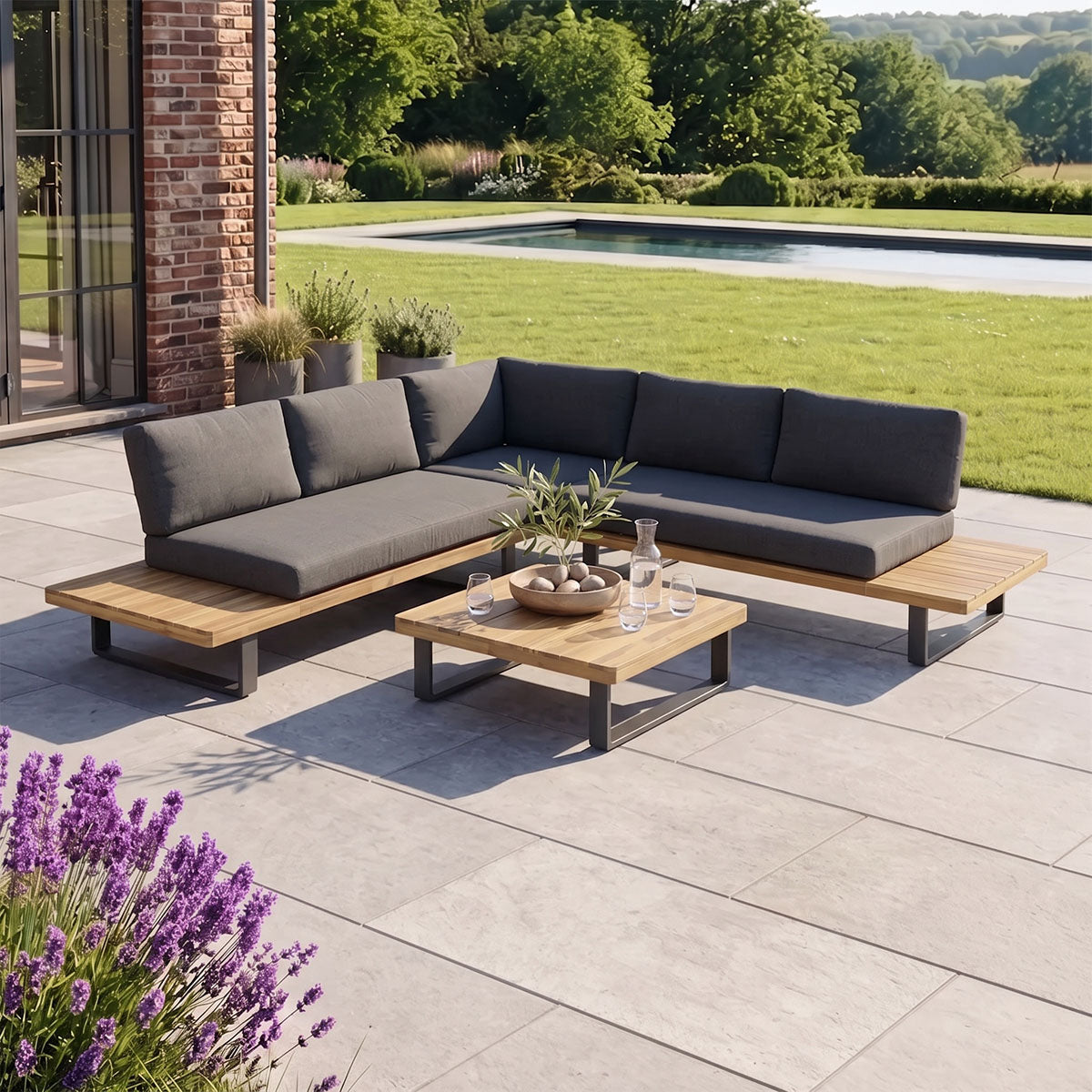 Dressed Noto Garden Lounge Set Digital Illustration