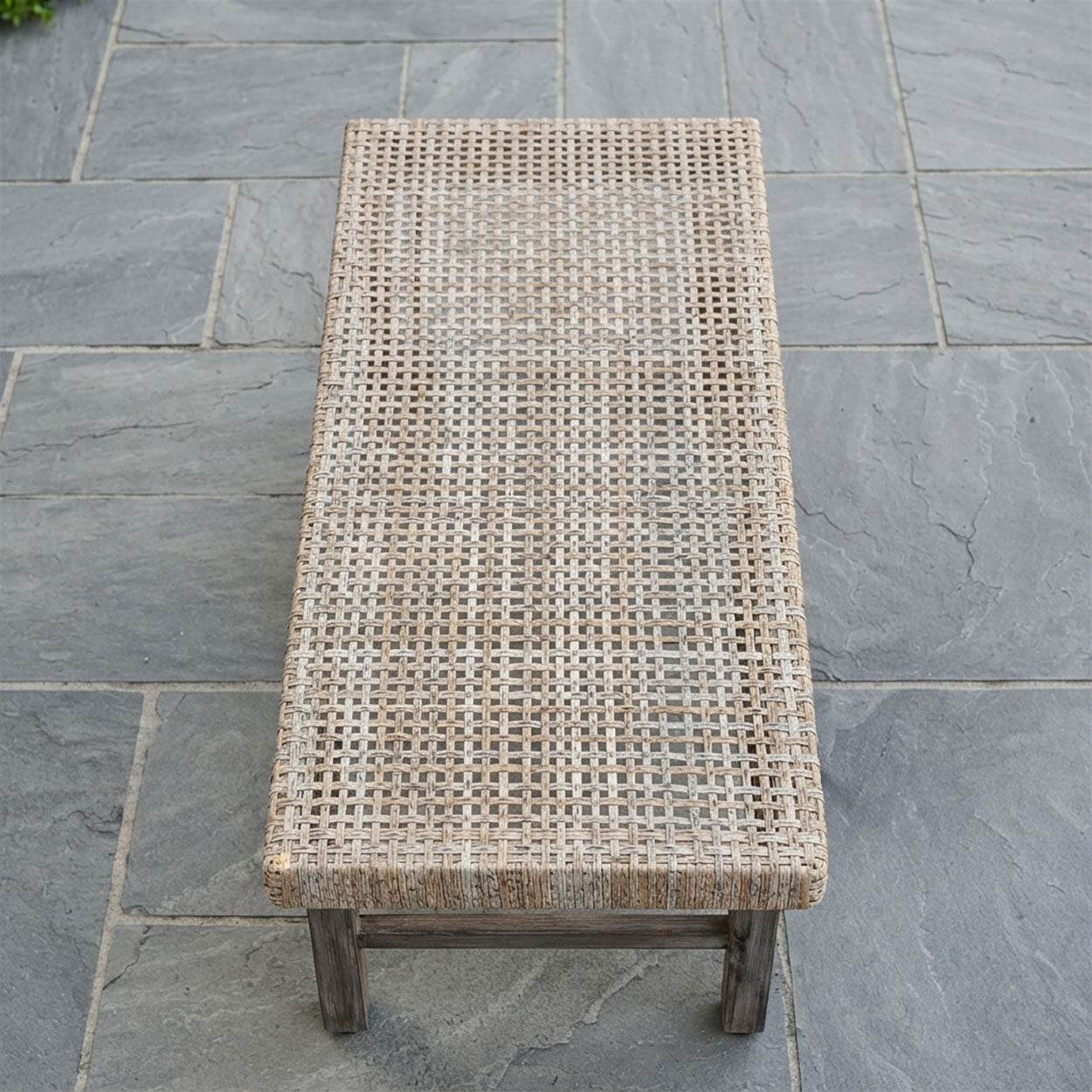 Weave From The Rattan Garden Bench Digital Illustration