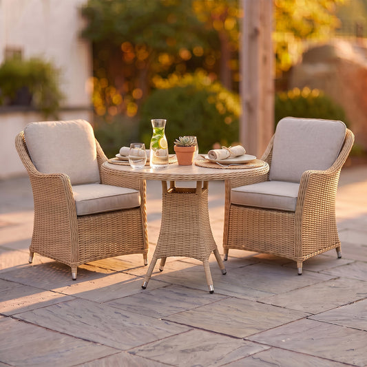 Vimini Rattan Garden Bistro Set Dressed Digital Illustration